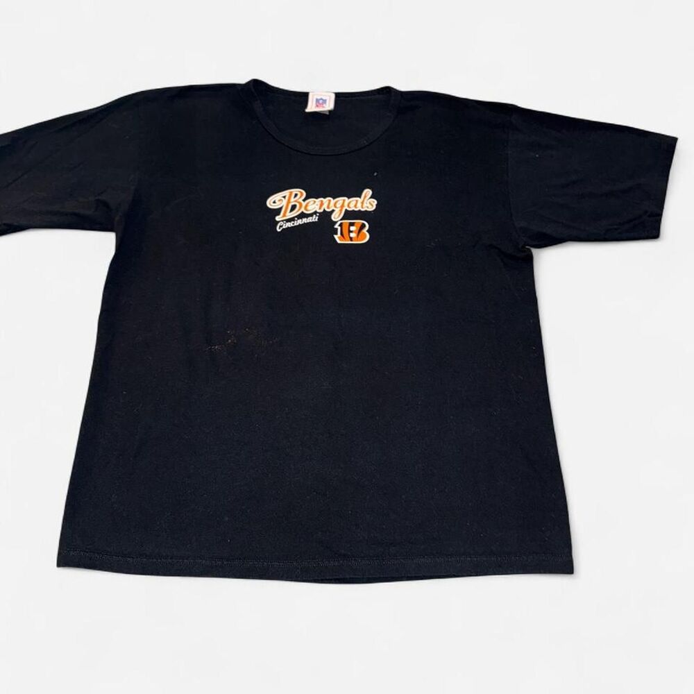 Nfl Women's Black and Orange T-shirt